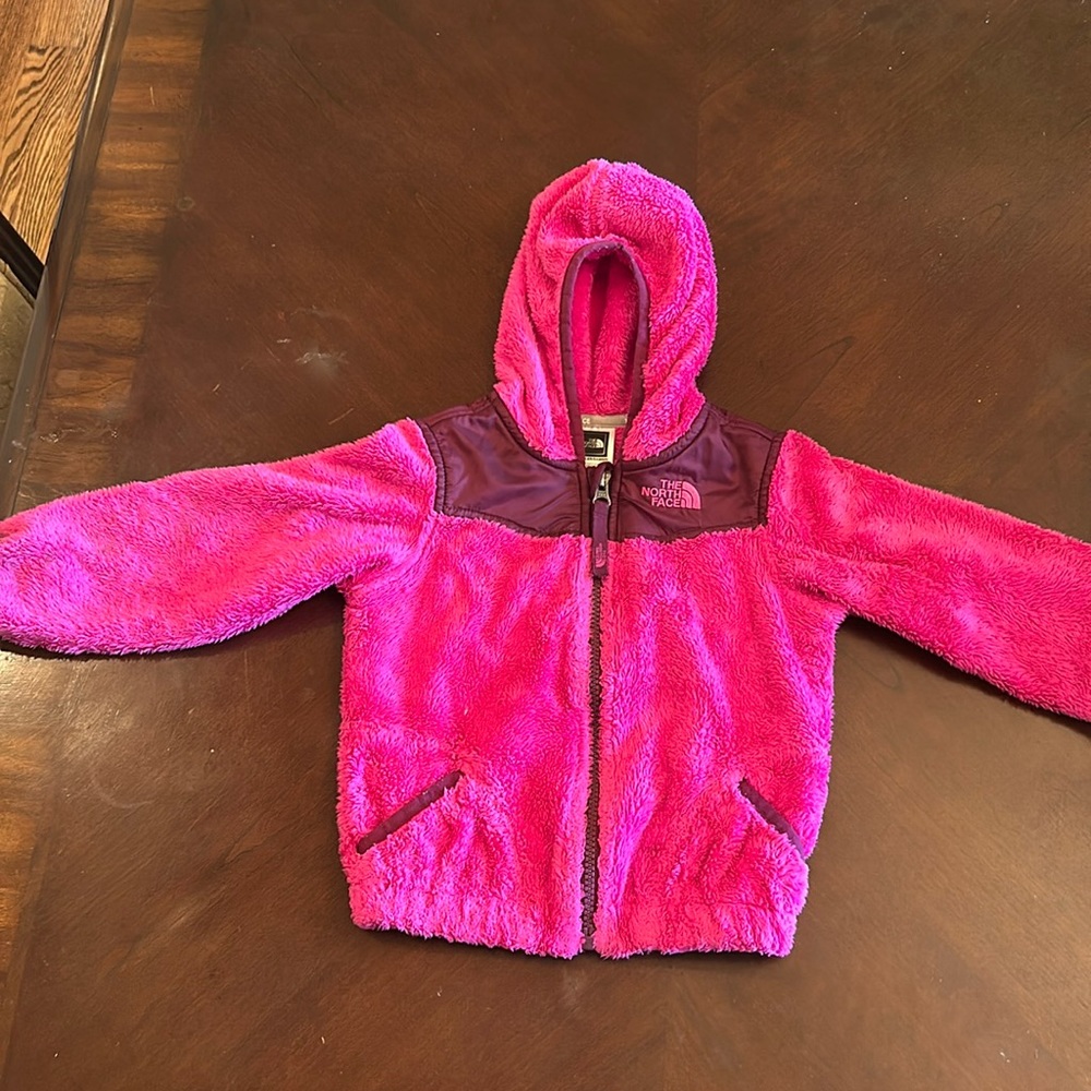 North face toddler fleece coat